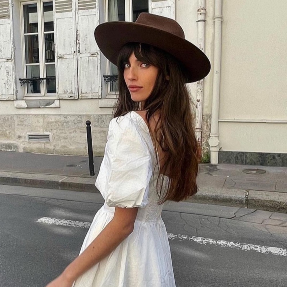 Lack Of Color Wide Brim Fedora in Dark Brown - Picture 2 of 15